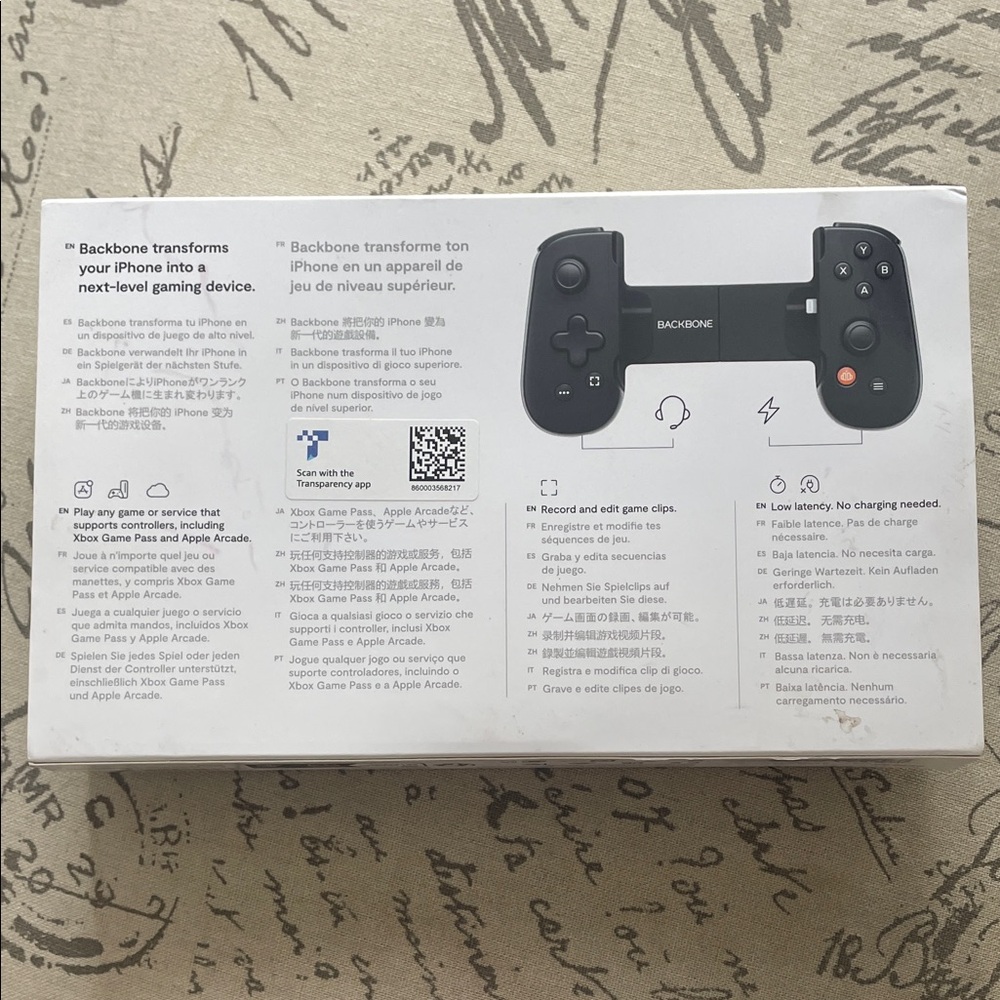 Backbone One Mobile Gaming Controller - Black. NIB - Picture 2 of 5